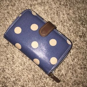 Cute blue and white Cath Kidston wallet